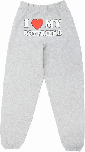 I Love My Boyfriend Sweatpants - Women's Sweatpants