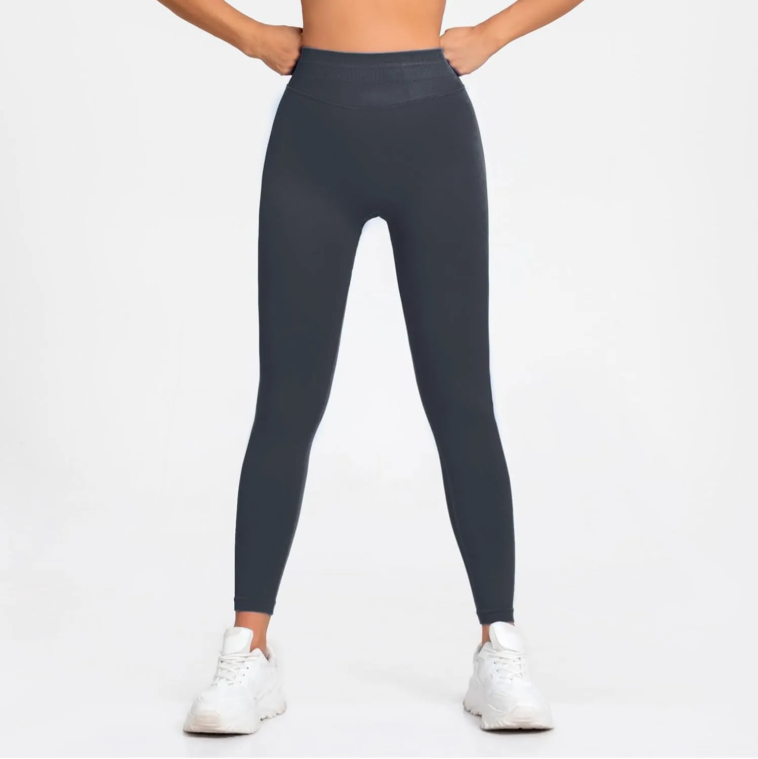 Impact Leggings Low Waist Seamless Yoga Pants for Workout, Gym, Fitness