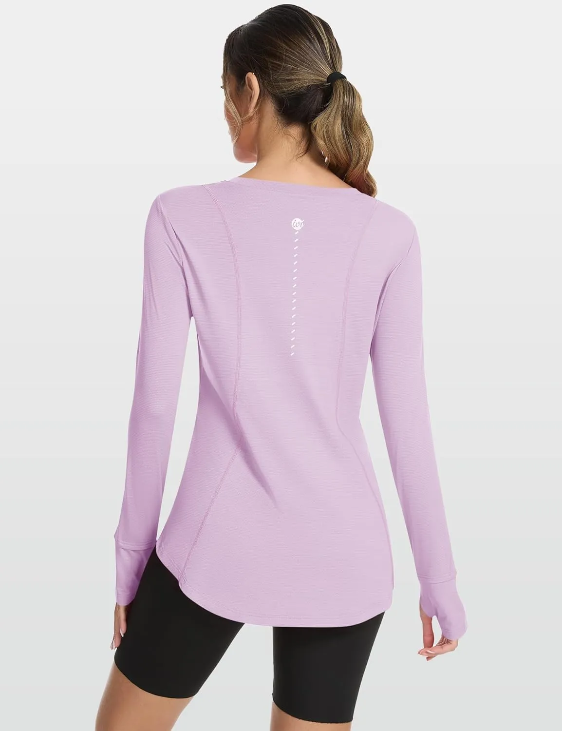 Ivicoer Women's Sun Shirt UPF 50  Long Sleeve UV Protection Shirts Lightweight Workout Tops SPF Outdoor Hiking Clothing