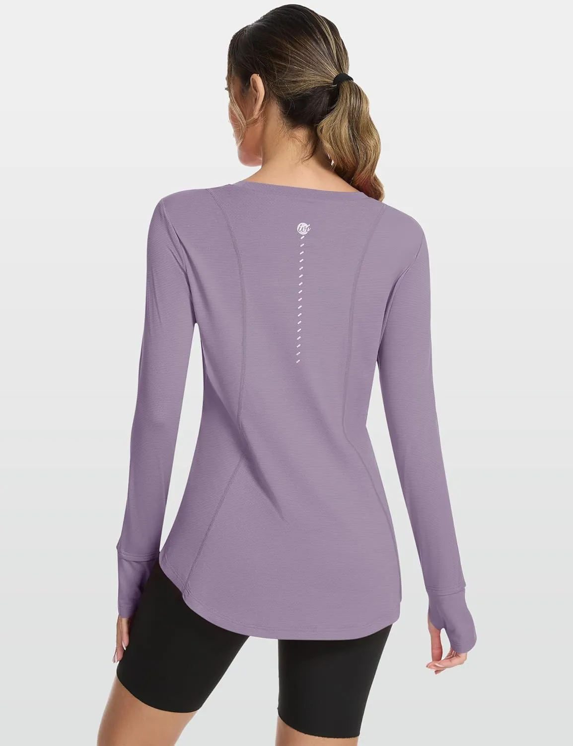 Ivicoer Women's Sun Shirt UPF 50  Long Sleeve UV Protection Shirts Lightweight Workout Tops SPF Outdoor Hiking Clothing