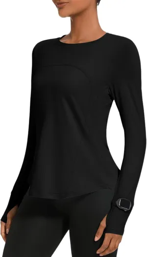 Ivicoer Women's Sun Shirt UPF 50  Long Sleeve UV Protection Shirts Lightweight Workout Tops SPF Outdoor Hiking Clothing