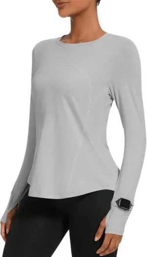 Ivicoer Women's Sun Shirt UPF 50  Long Sleeve UV Protection Shirts Lightweight Workout Tops SPF Outdoor Hiking Clothing