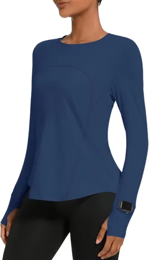 Ivicoer Women's Sun Shirt UPF 50  Long Sleeve UV Protection Shirts Lightweight Workout Tops SPF Outdoor Hiking Clothing