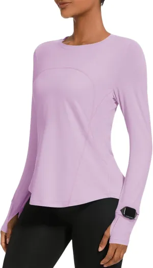 Ivicoer Women's Sun Shirt UPF 50  Long Sleeve UV Protection Shirts Lightweight Workout Tops SPF Outdoor Hiking Clothing