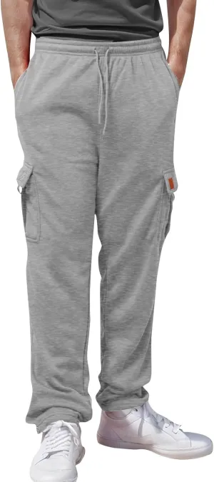 Joggers for Men Casual Solid Pants Leggings Trousers Tooling Multi-Pocket Men's Color Men's Pants Slim Fit Track
