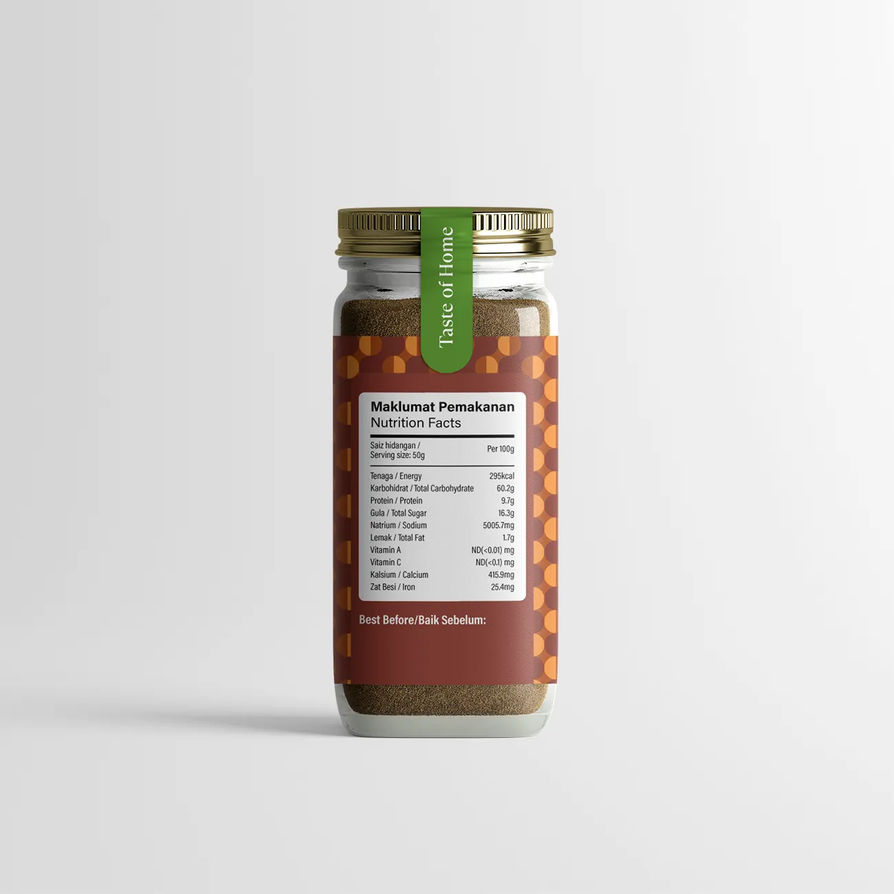 Kesidang Seasoning 50g Jar: Jamaican Jerk