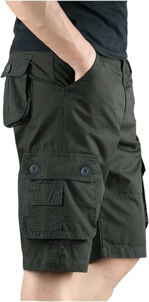 LCMTWX Men Shorts Color with Multi-Pocket and Fashion Summer Leisure Pants Overalls Men's Pants Dress Shorts for Men for