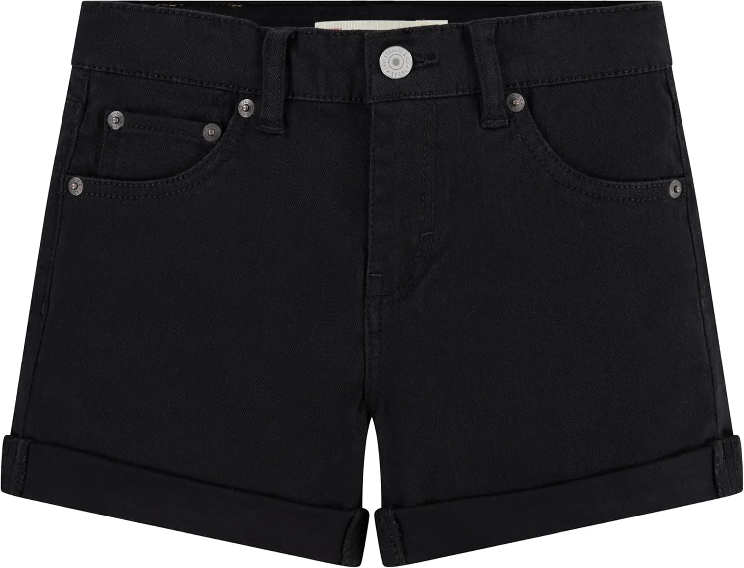 Levi's Girls' Girlfriend Fit Denim Shorty Shorts