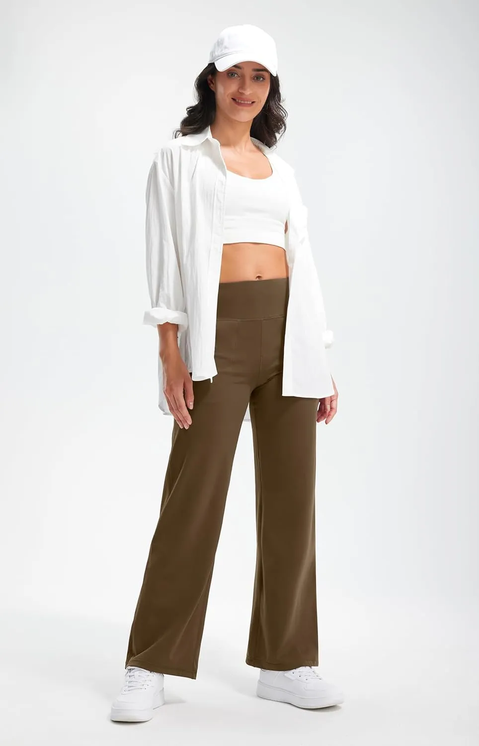 Libin Yoga Pants Women Wide Leg Pants 29"/31" High Waist Comfy Stretch Casual Loose Track Sweatpants Women with Pockets