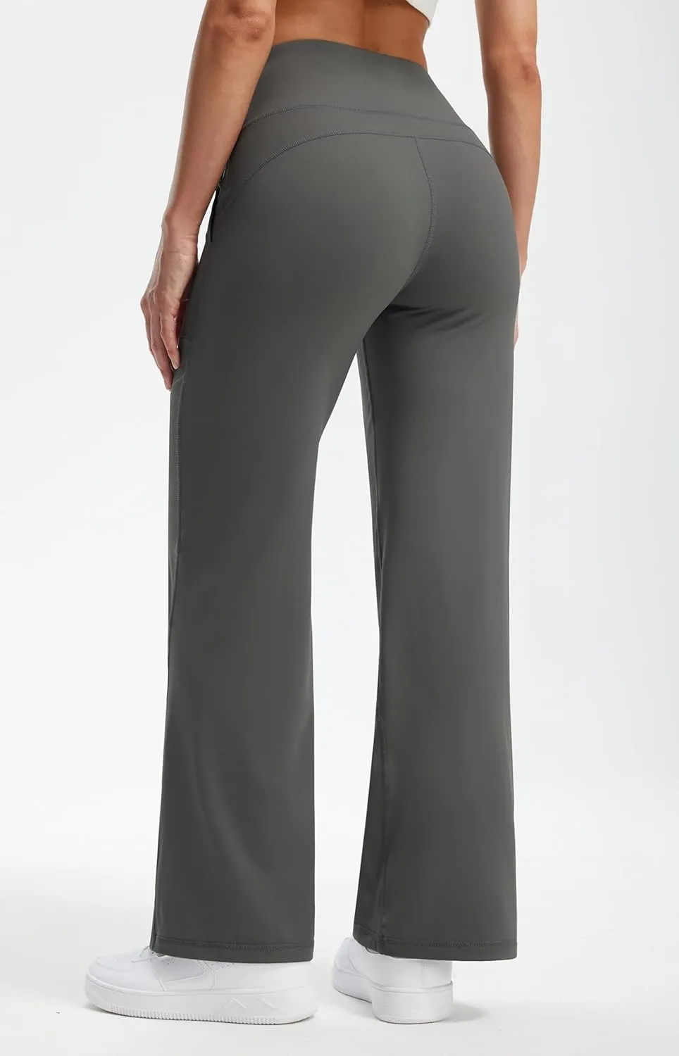 Libin Yoga Pants Women Wide Leg Pants 29"/31" High Waist Comfy Stretch Casual Loose Track Sweatpants Women with Pockets