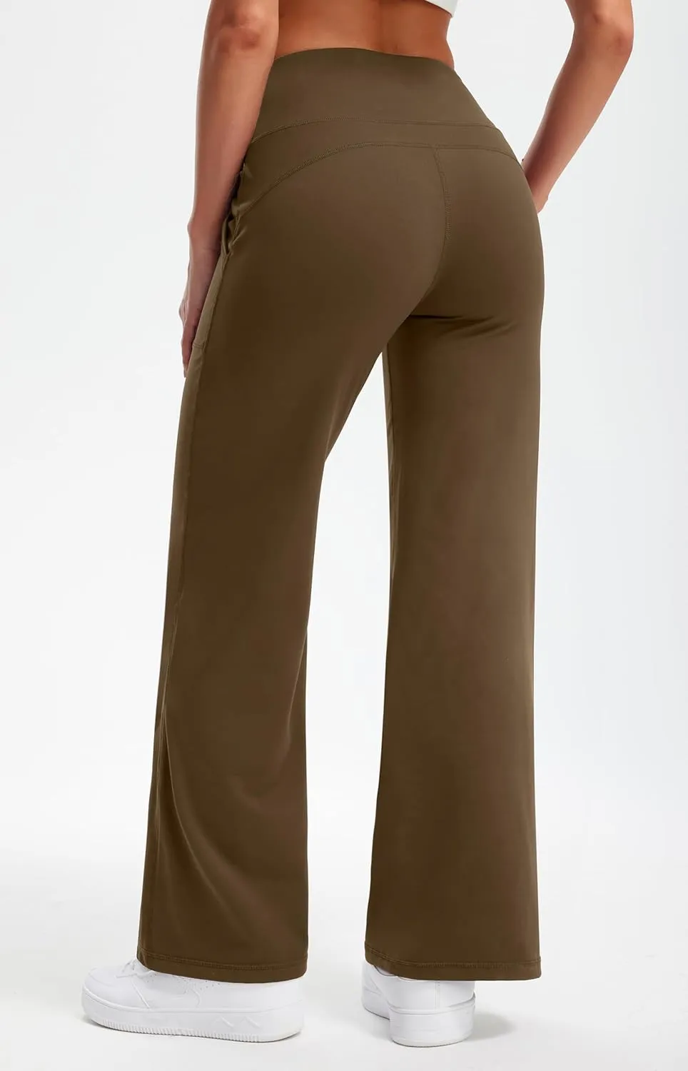 Libin Yoga Pants Women Wide Leg Pants 29"/31" High Waist Comfy Stretch Casual Loose Track Sweatpants Women with Pockets
