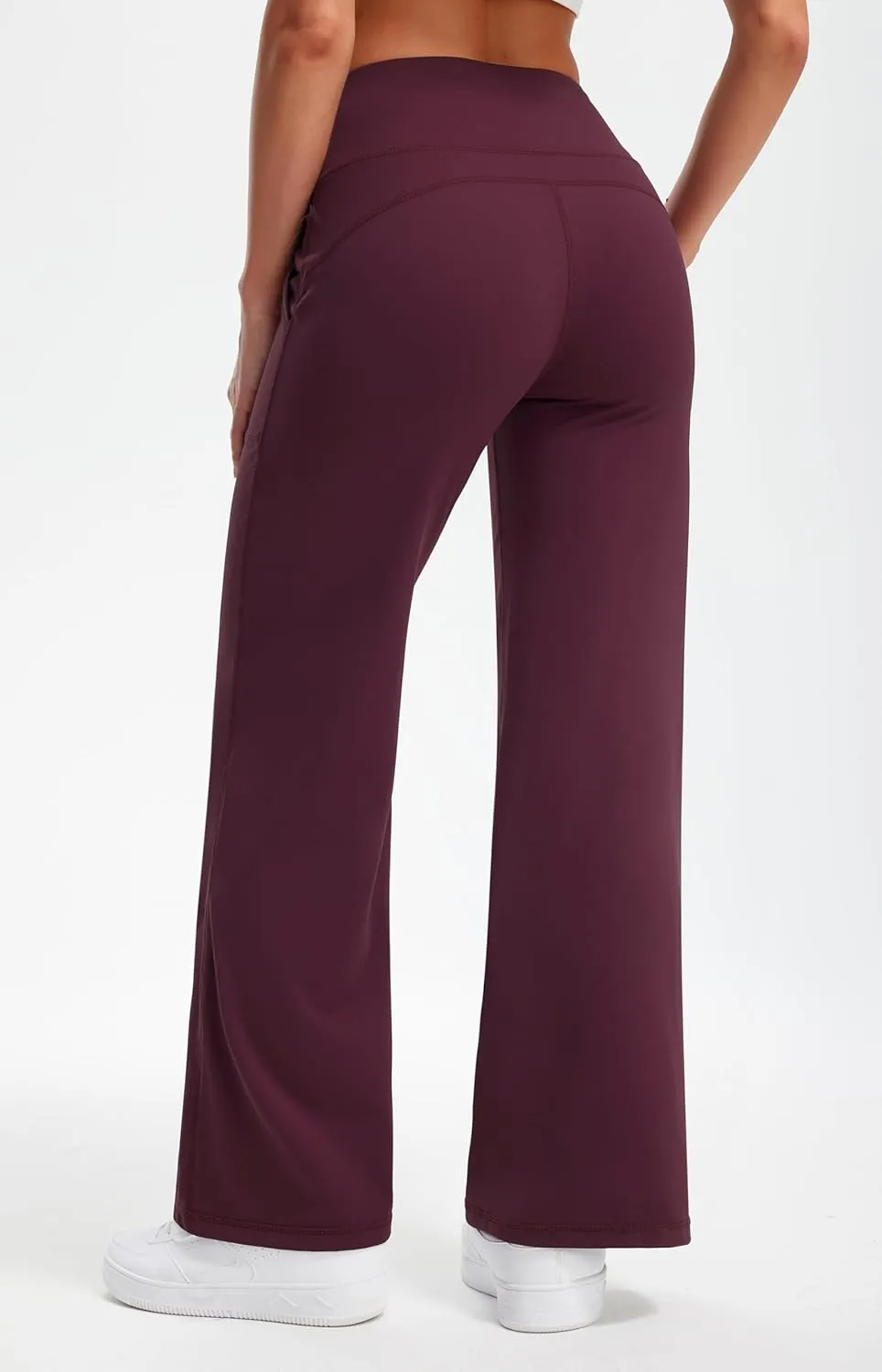 Libin Yoga Pants Women Wide Leg Pants 29"/31" High Waist Comfy Stretch Casual Loose Track Sweatpants Women with Pockets