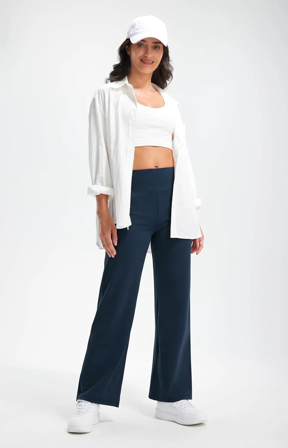 Libin Yoga Pants Women Wide Leg Pants 29"/31" High Waist Comfy Stretch Casual Loose Track Sweatpants Women with Pockets