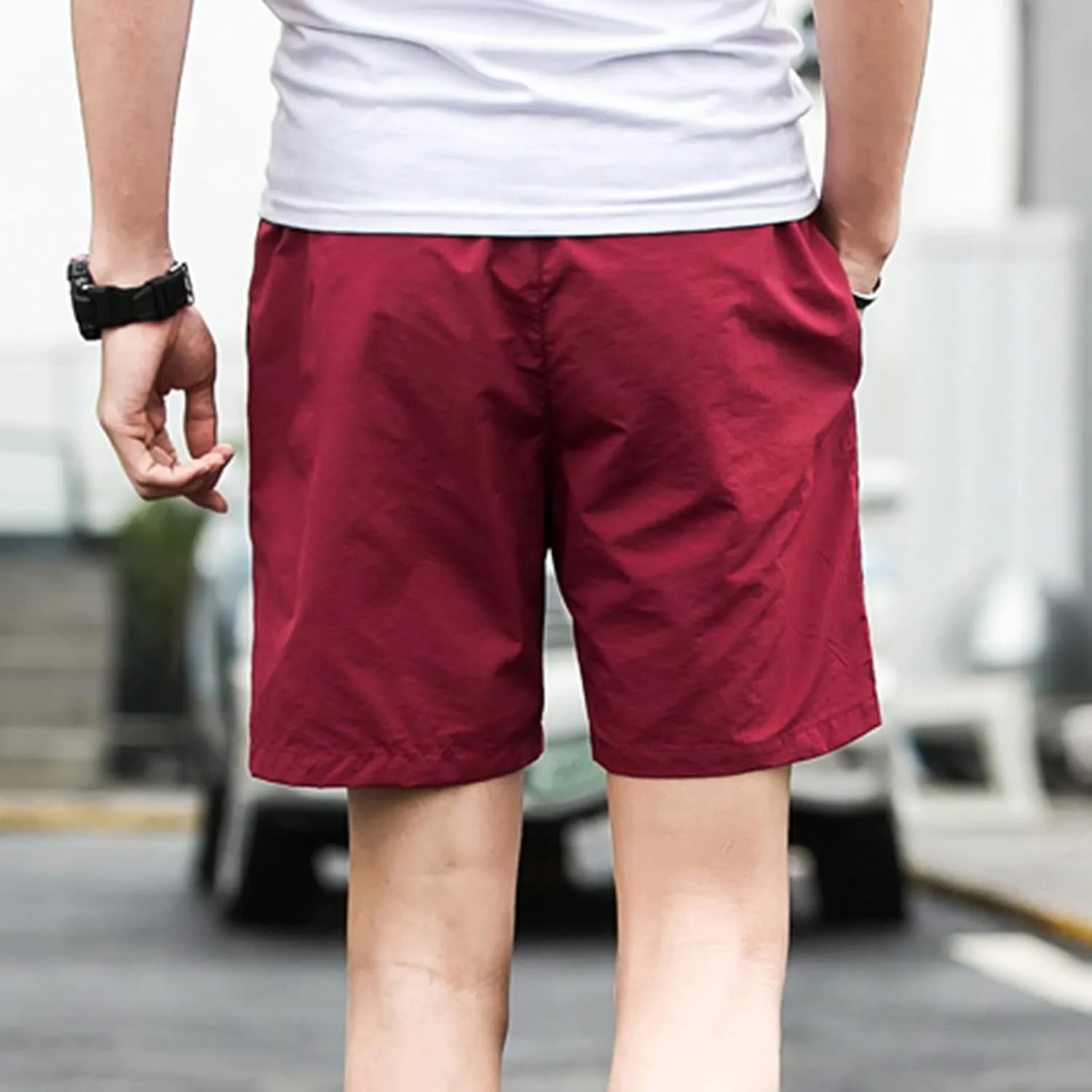 Linen Short Leisure and Fitness Sports Plus Size Five Quick Drying Beach Pants Shorts Green Mens Shorts Mens Swim