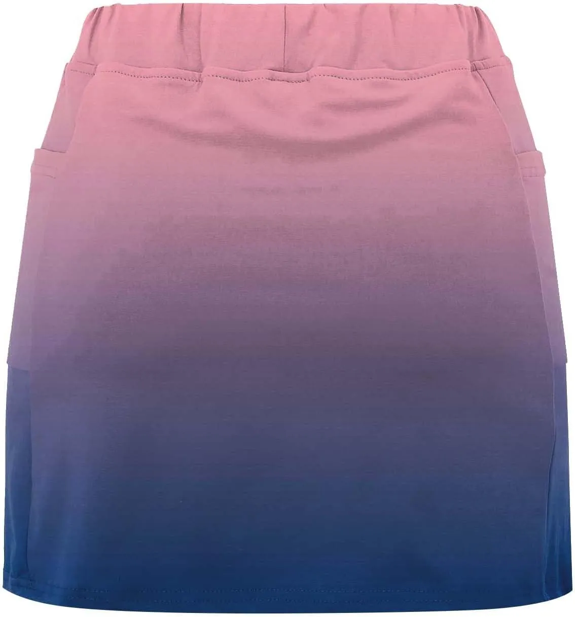 Long Golf Skirts for Women with Shorts Black Mini Skirt with Slit Low Rise Biker Shorts Women Tummy Control Plus