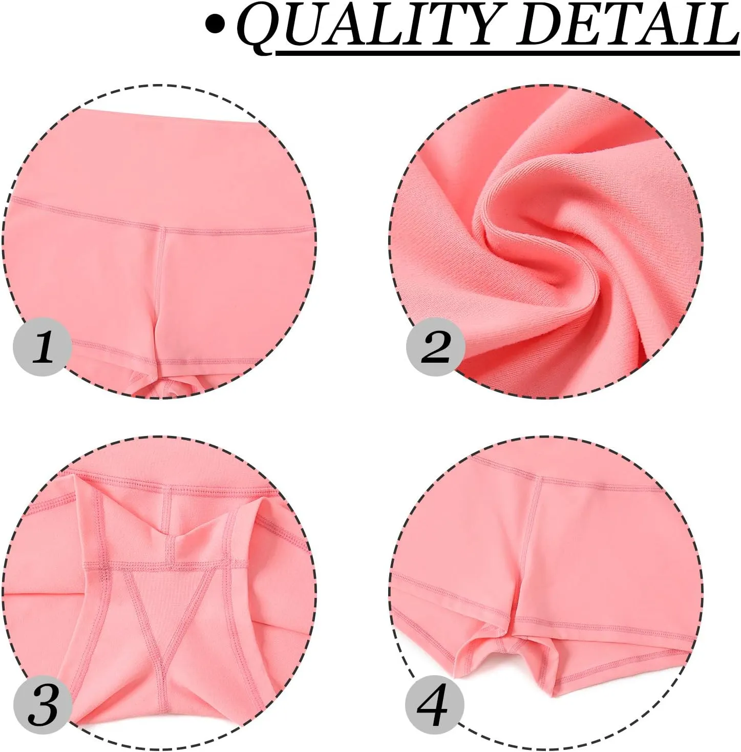 LXNMGO Women's 2"/7" High Waist Yoga Shorts Tummy Control Workout Running Biker Volleyball Shorts for Women with Side Pockets