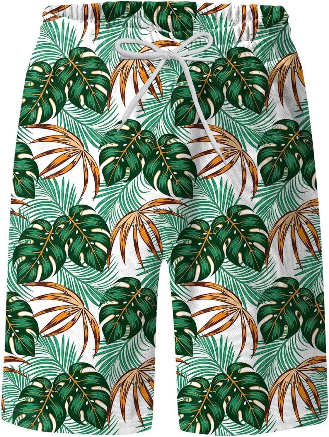 Men Denim Shorts and Fitness Sports Plus Size Five Quick Drying Beach Pants Shorts Leopard Print for Men Mens