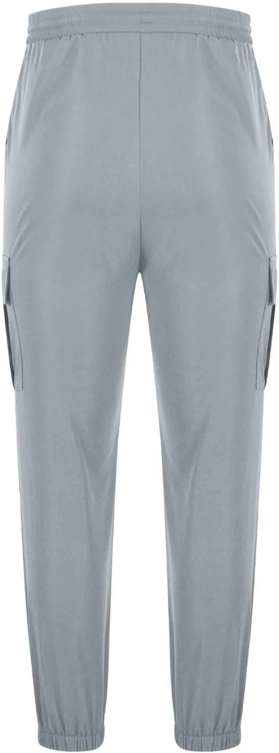 Men Joggers Pants with Pockets Slim Fit Baggy Chino Cinch Bottom Cargo Sweatpants Casual Workout Outdoor Sweat Pants