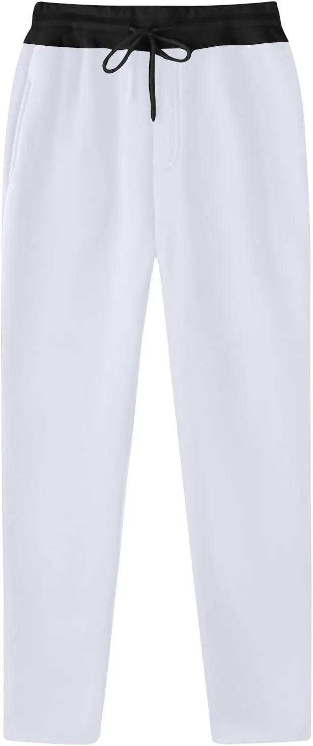 Mens Cargo Pants, Solid Color Loose Fit Drawstring Pant Outdoor Fashion Casual Lightweight Jogger Sweatpants Streetwear