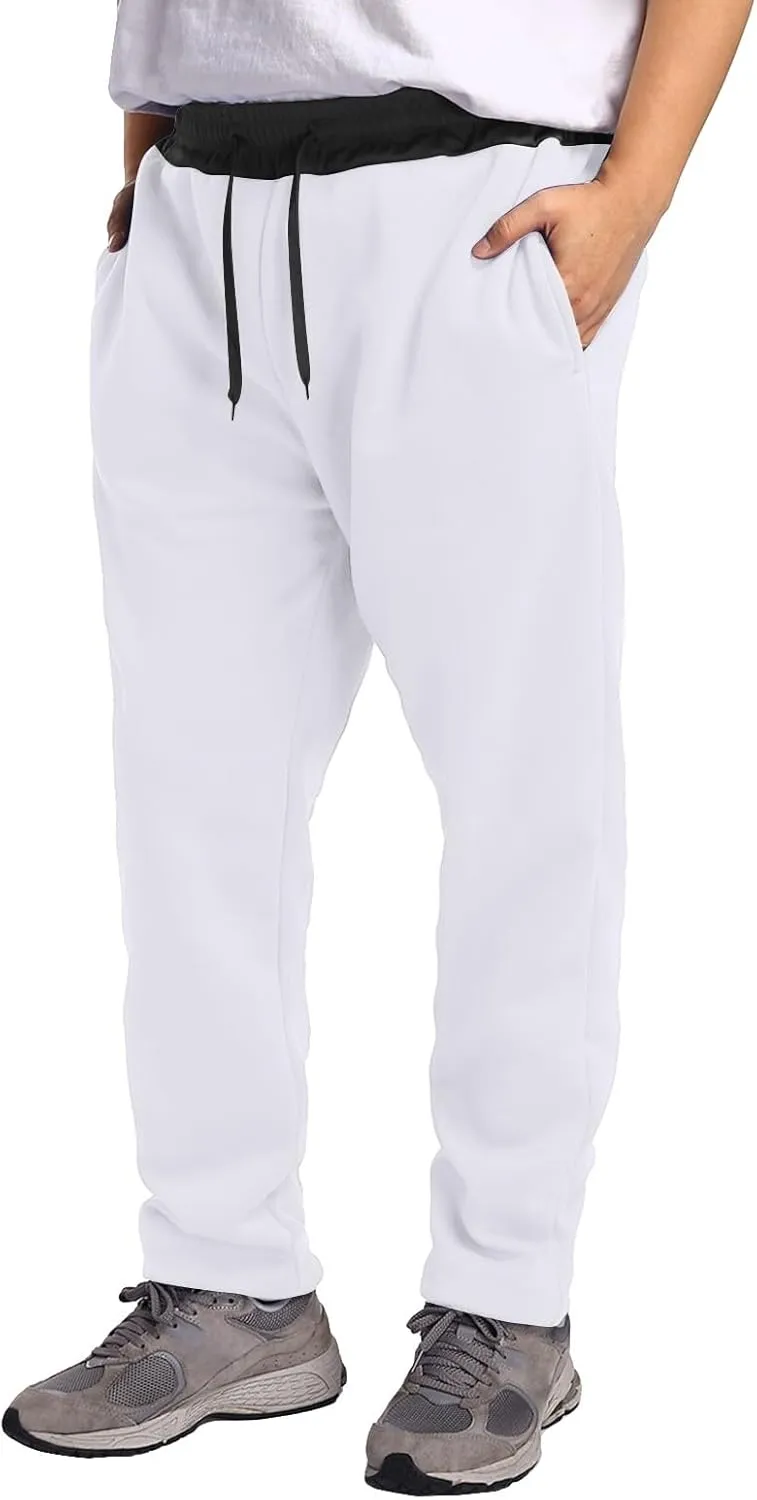 Mens Cargo Pants, Solid Color Loose Fit Drawstring Pant Outdoor Fashion Casual Lightweight Jogger Sweatpants Streetwear