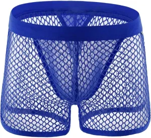 Men's Fashion Design Sexy Style Mesh Personality Shorts