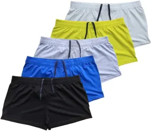 Muscle Alive Mens Bodybuilding Shorts 3" Inseam Cotton