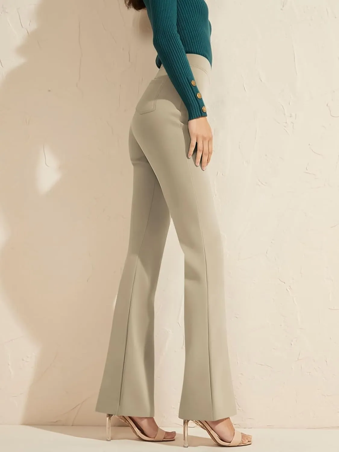 NIMIN Womens Dress Pants High Waisted Flare Casual Slacks for Women Stretchy Boot Cut Work Trousers with Pockets 2025