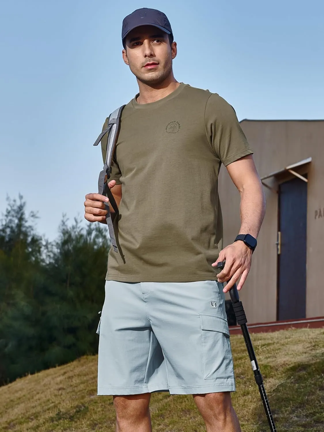 NORTHYARD Men's Casual Cargo Shorts Lightweight 9" Hiking Golf Work Quick Dry Camping Outdoor Travel Fishing with 7 Pockets