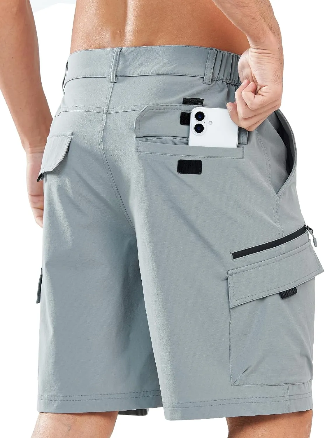 NORTHYARD Men's Casual Cargo Shorts Lightweight 9" Hiking Golf Work Quick Dry Camping Outdoor Travel Fishing with 7 Pockets