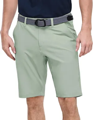 Outdoor Ventures Men's Golf Shorts 11" Inseam Classic-Fit Flat Front Stretch Casual Shorts with Pockets Summer Hiking Travel
