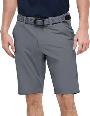 Outdoor Ventures Men's Golf Shorts 11" Inseam Classic-Fit Flat Front Stretch Casual Shorts with Pockets Summer Hiking Travel