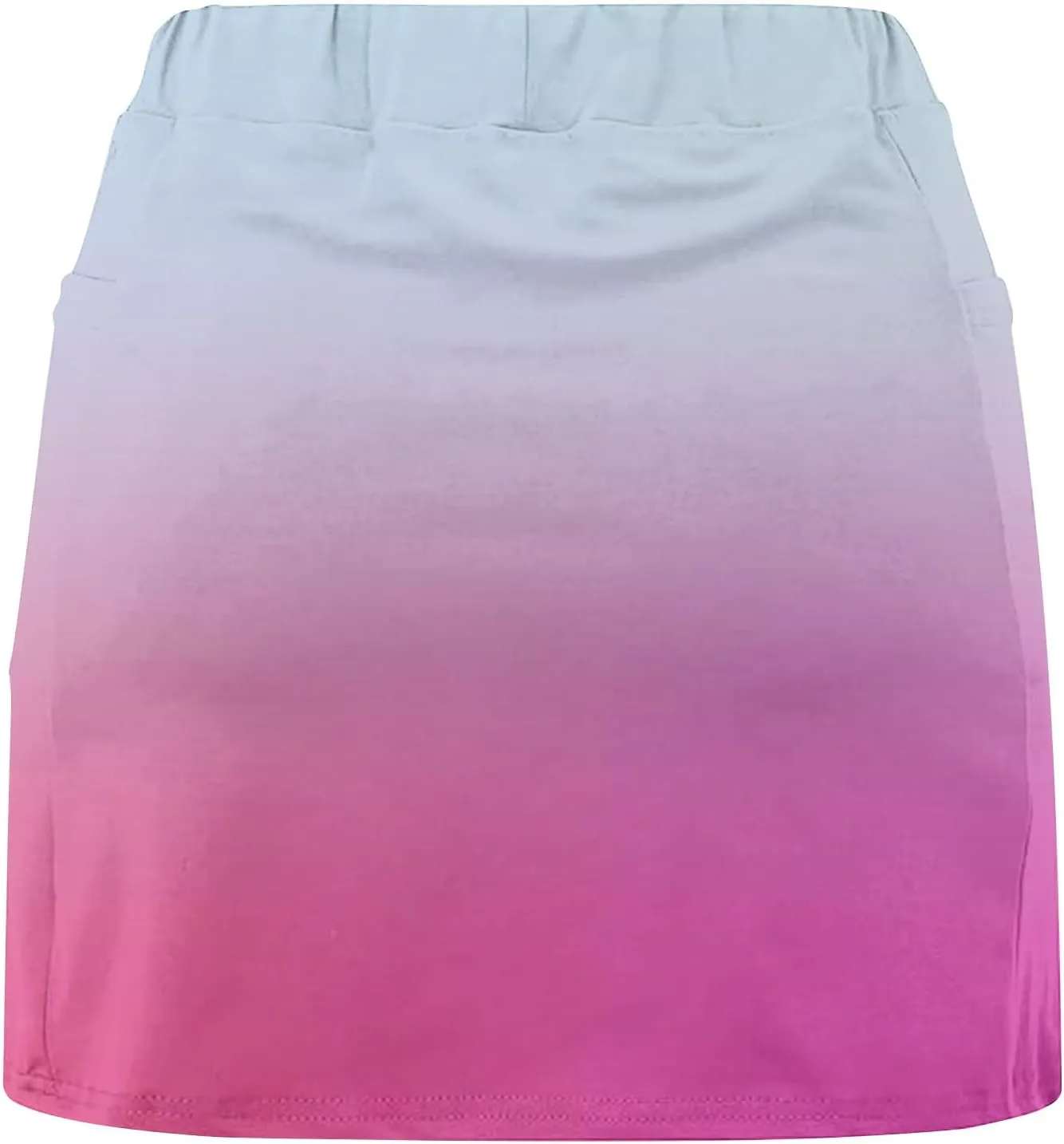Plus Size Skorts for Women Built-in Shorts High Waist Workout Tennis Skirts 2025 Trendy Tie-Dye Print Athletic Shorts