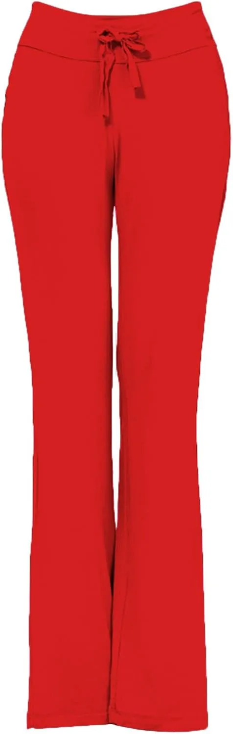 SMIDOW Womens High Waist Yoga Pants Casual Loose Wide Leg Bootcut Workout Leggings Comfy Lounge Long Trousers