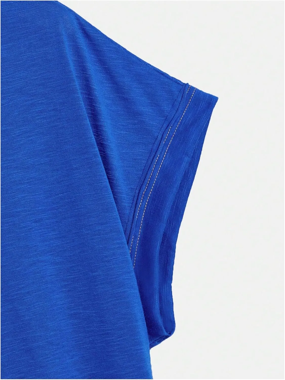 SOLY HUX 2024 Open Back Tops for Women Criss Cross Cut Out Tee Backless Casual Short Sleeve Round Neck T Shirt