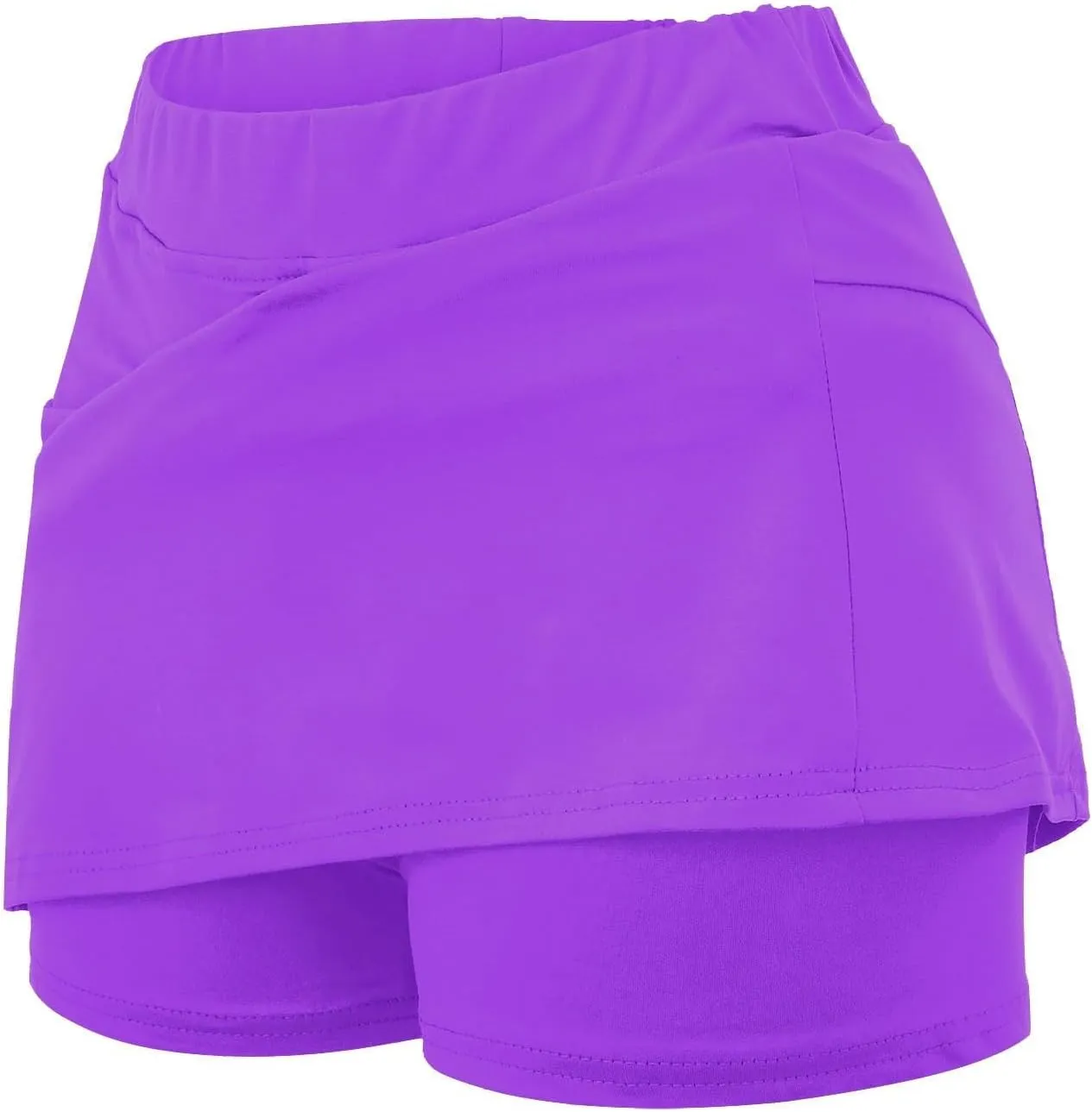 Summer Skorts for Women Tummy Control Athletic Sports Pants Casual Plus Size Tennis Skirts Running Shorts Golf Shorts