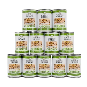 Survival Fresh Meats - Canned Chicken - full case