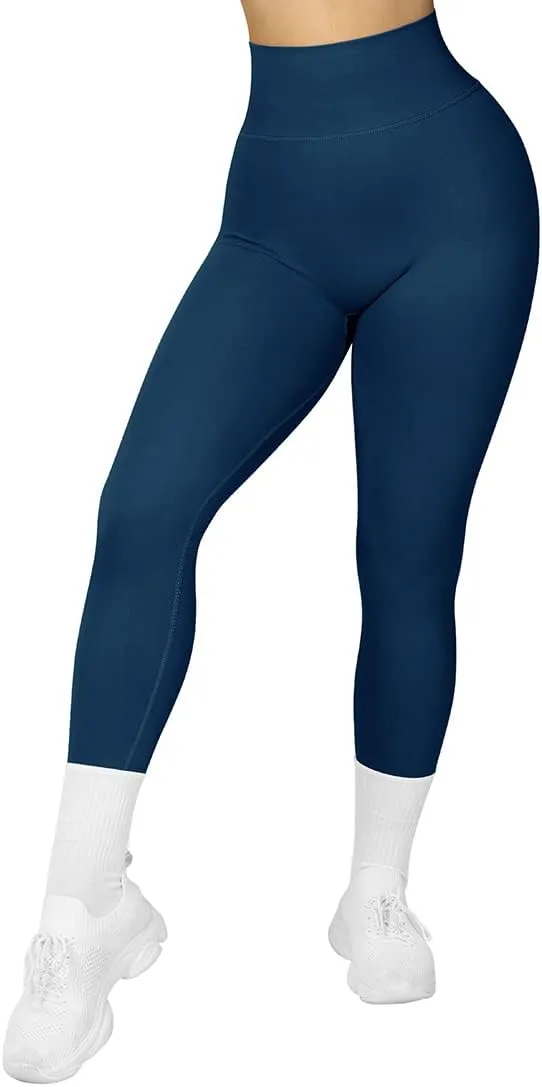 SUUKSESS Women Seamless Butt Lifting Leggings High Waisted Workout Yoga Pants