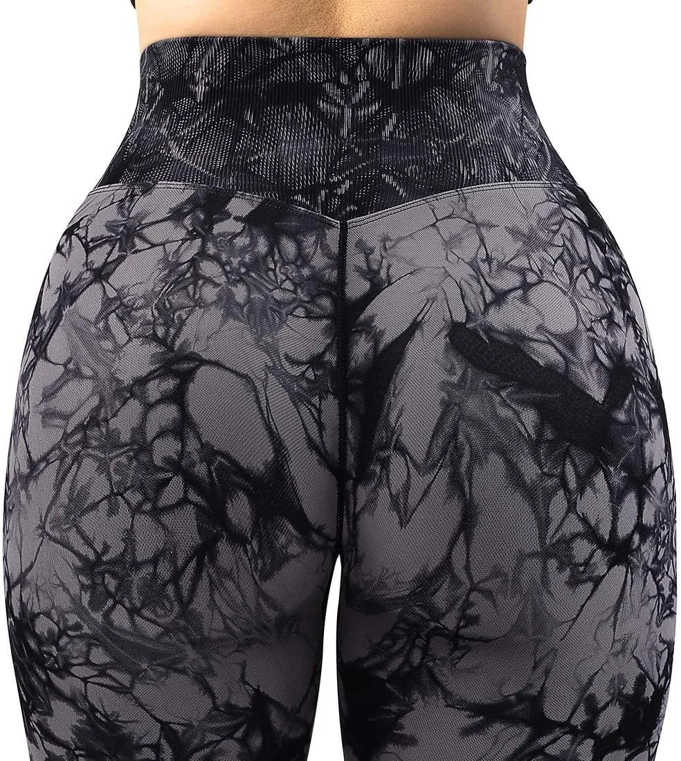 SUUKSESS Women Seamless Butt Lifting Leggings High Waisted Workout Yoga Pants