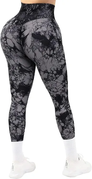 SUUKSESS Women Seamless Butt Lifting Leggings High Waisted Workout Yoga Pants