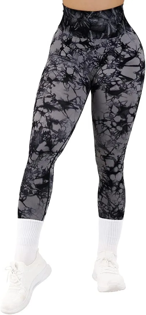 SUUKSESS Women Seamless Butt Lifting Leggings High Waisted Workout Yoga Pants