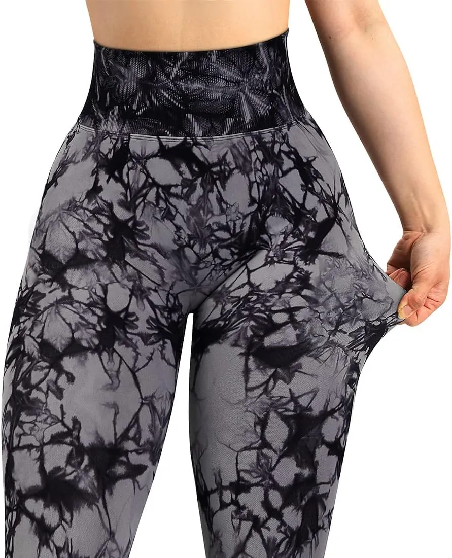 SUUKSESS Women Seamless Butt Lifting Leggings High Waisted Workout Yoga Pants