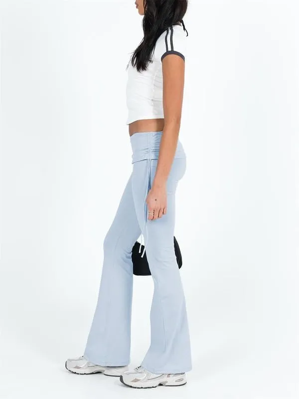 SVALIY Womens Flare Leggings Yoga Pants Women Fold Over Bootcut Lounge Workout Pant