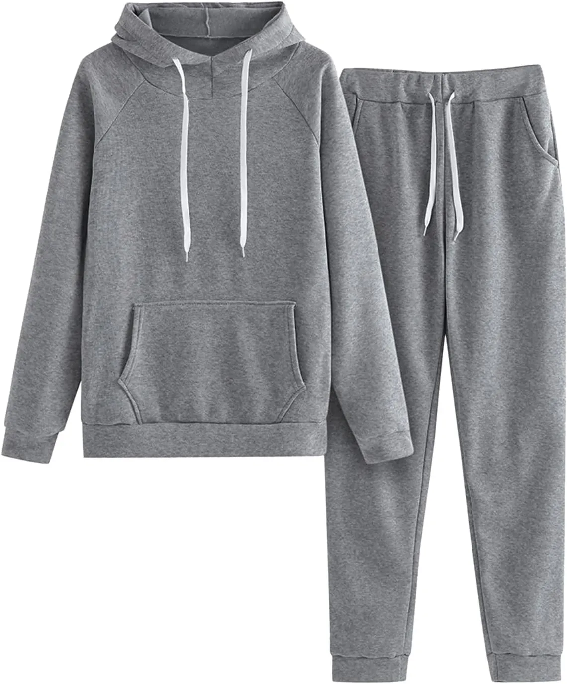 Sweatsuit for Women 2 Piece Long Sleeve Crewneck Oversized Loungewear Jogger Sweatsuit Sets Sets
