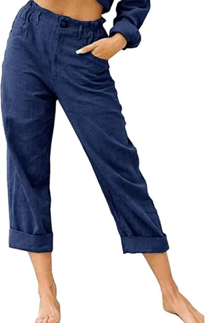 TARIENDY Trouser Yoga Pants for Women Loose Fitting Lounge Trousers High Waisted Athletic Pants Summer Stretch Sweatpants