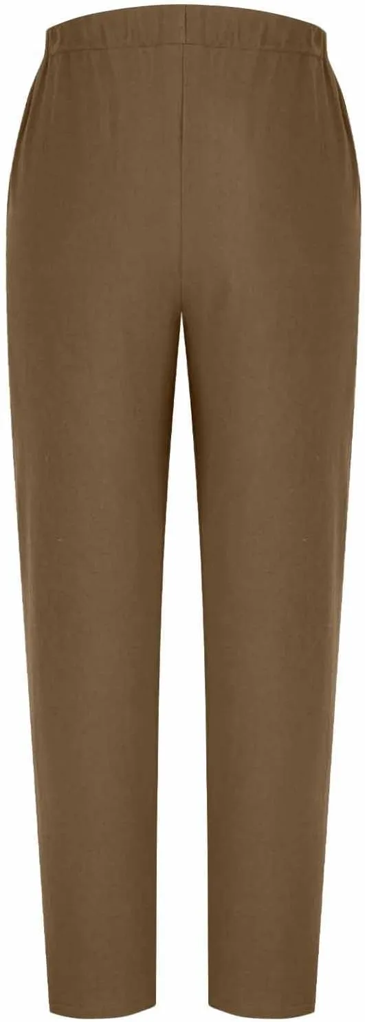 TARIENDY Women's Wide Leg Lounge Pants Womens Side Button Elastic Pants high Waist Comfy Trousers Summer Casual Outfits
