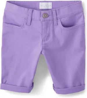 The Children's Place Girls' Denim Skimmer Shorts