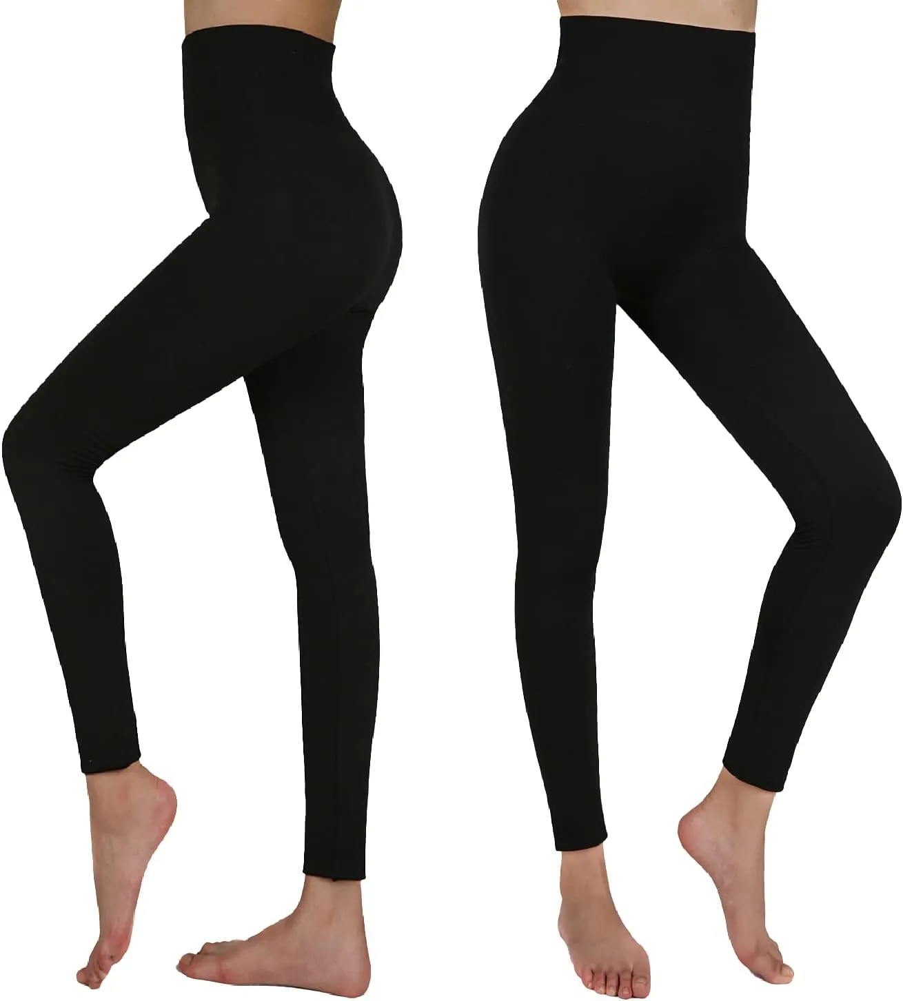 TRIUNION 3 Pack Thermal Fleece Lined Leggings Women High Waisted Tummy Control Winter Warm Yoga Pants for Workout&Running