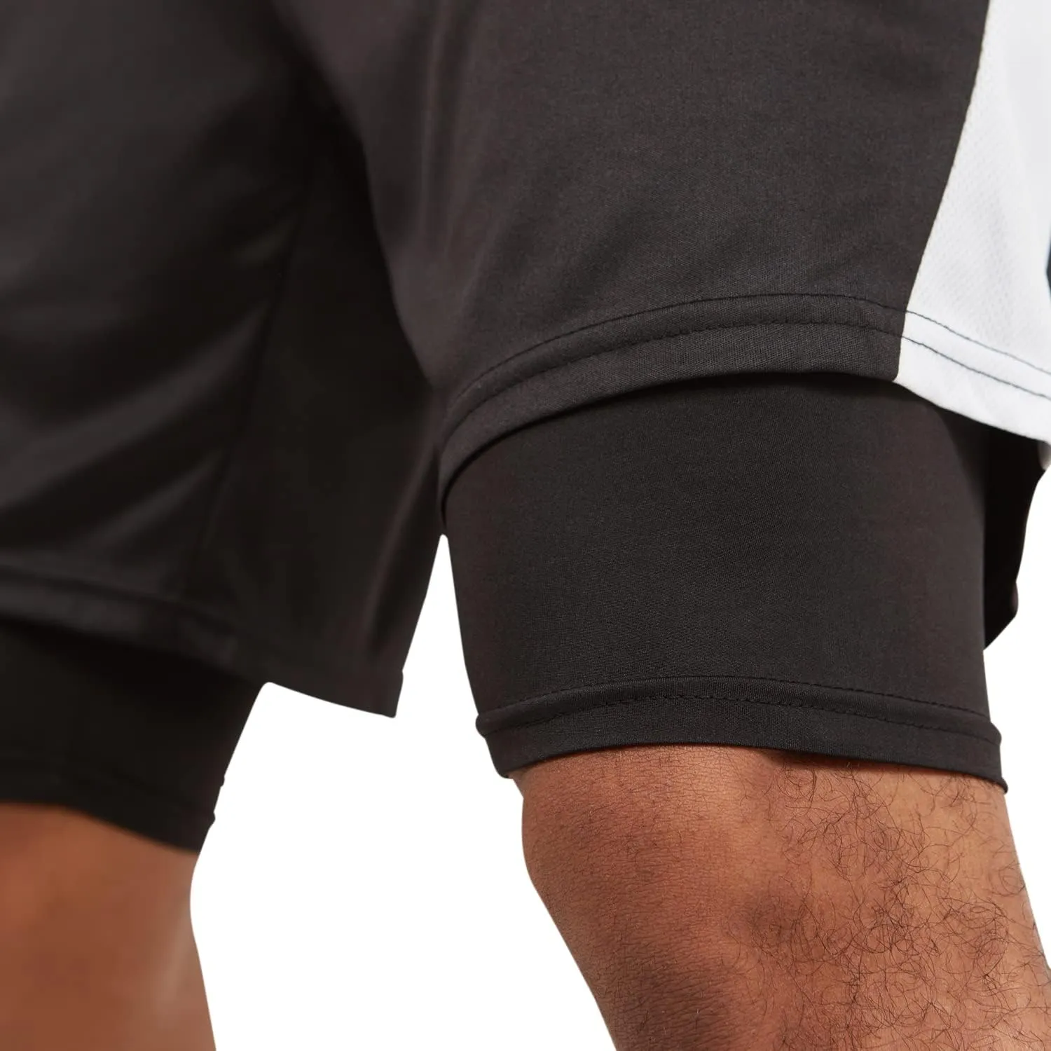 Ultra Performance 3 Pack Mens 2 in 1 Athletic Running Shorts 7 inch Inseam Workout Gym Compression Shorts for Men