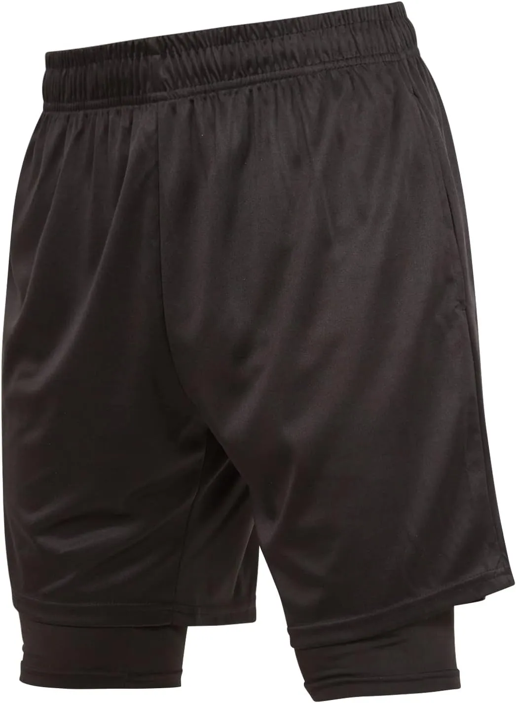 Ultra Performance 3 Pack Mens 2 in 1 Athletic Running Shorts 7 inch Inseam Workout Gym Compression Shorts for Men