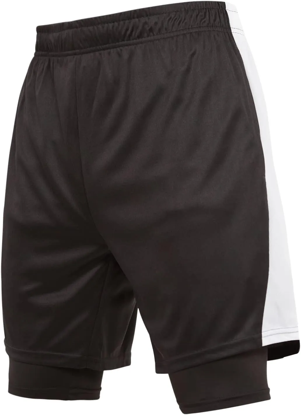 Ultra Performance 3 Pack Mens 2 in 1 Athletic Running Shorts 7 inch Inseam Workout Gym Compression Shorts for Men
